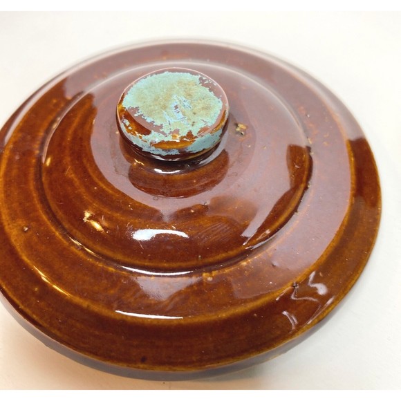 Soup Bowls , GLAZED STONEWARE CLAY WITH HANDLE AND LID 3 lot, 1 Mug Monmouth - Picture 7 of 15